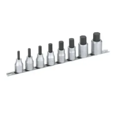SAM 8-Piece 1/2 in Bit Socket Set , Hex Bit - SC-J8R product image