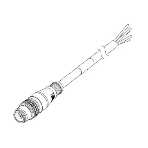 Brad from Molex 4 way M12 to Unterminated Sensor Actuator Cable, 10m - 1200658733 product image
