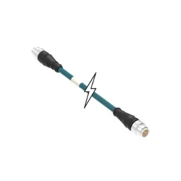 Brad from Molex 4 way M12 to M12 Sensor Actuator Cable, 5m - 1300480126 product image