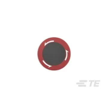 TE Connectivity Twist Release Illuminated Emergency Stop Push Button, Panel Mount, 16mm Cutout, 1NC, IP65 - PBES16L1HR product image