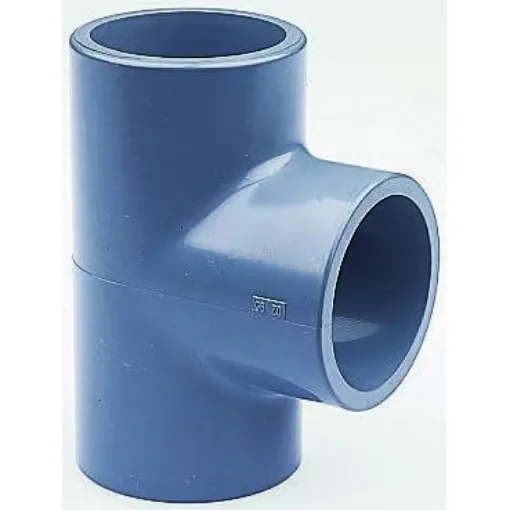 Georg Fischer Plastic Pipe Fitting, 90° Tee, 1 1/2in - 729201110 product image