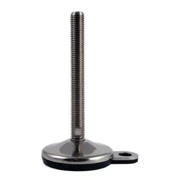 RS PRO M20 80mm Dia. Rubber Adjustable Foot, 1000kg Static Load Capacity 10° Tilt Angle - 2245800 product image