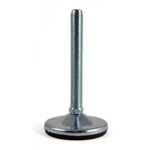 RS PRO M24 120mm Dia. Rubber Adjustable Foot, 3000kg Static Load Capacity 10° Tilt Angle - 2245811 product image