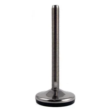 RS PRO M20 80mm Dia. Rubber Adjustable Foot, 1000kg Static Load Capacity 10° Tilt Angle - 2245827 product image