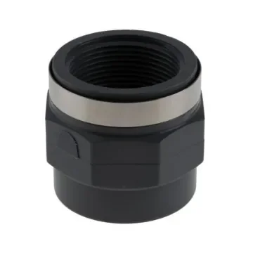 Georg Fischer Plastic Pipe Fitting, Straight Threaded Socket, Rp 1 1/2in 1-1/2in - 729911010 product image