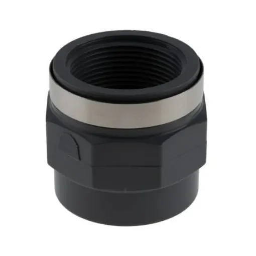 Georg Fischer Plastic Pipe Fitting, Straight Threaded Socket, Rp 1 1/2in 1-1/2in - 729911010 product image