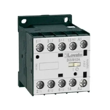 Lovato Contactor, 110 V ac Coil, 3-Pole, 9 A, 5 kW, 1NC - 11BG0901A110 product image