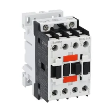 Lovato Contactor, 400 V ac Coil, 3-Pole, 9 A, 7.5 kW, 1NC - BF0901A400 product image