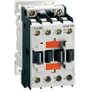 Lovato Contactor, 24 V ac Coil, 3-Pole, 12 A, 5 kW, 1NC - BF1201A024 product image