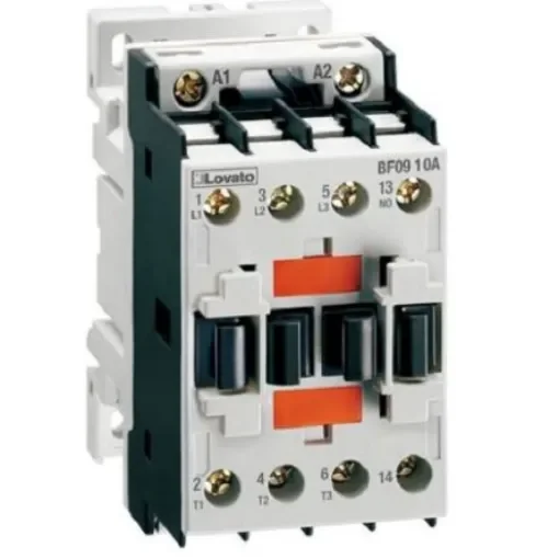 Lovato Contactor, 400 V ac Coil, 3-Pole, 12 A, 5 kW, 1NC - BF1201A400 product image