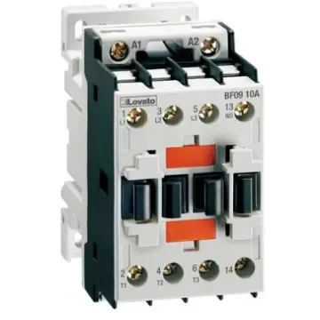 Lovato Contactor, 24 V ac Coil, 3-Pole, 18 A, 10 kW, 1NC - BF1801A024 product image