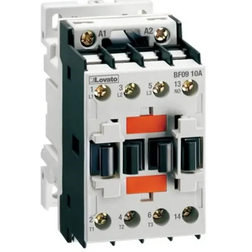 Lovato Contactor, 400 V ac Coil, 3-Pole, 25 A, 11 kW, 1NC - BF2501A400 product image