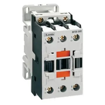 Lovato Contactor, 24 V dc Coil, 3-Pole, 32 A, 22 kW, 3NO - BF3200L024 product image