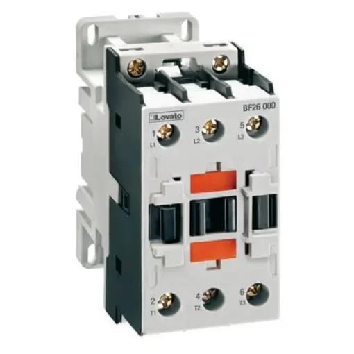 Lovato Contactor, 24 V dc Coil, 3-Pole, 32 A, 22 kW, 3NO - BF3200L024 product image