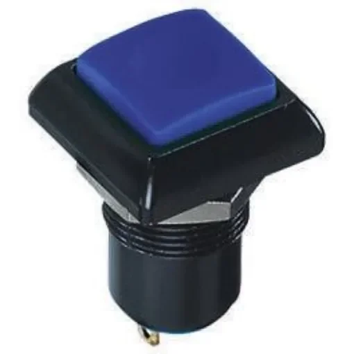 APEM Push Button Switch, Latching, Panel Mount, 12mm Cutout, SPST, 24V dc, IP67 - IPC1SAD1 product image
