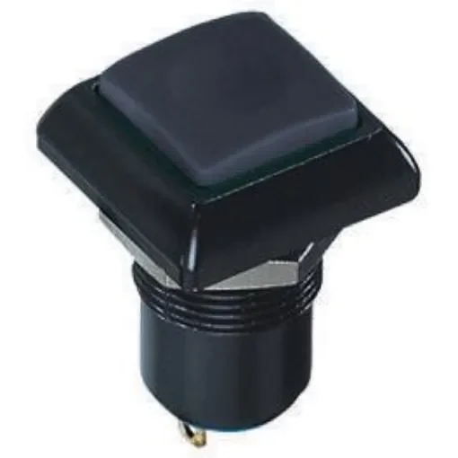 APEM Push Button Switch, Latching, Panel Mount, 12mm Cutout, SPST, 24V dc, IP67 - IPC1SAD2 product image