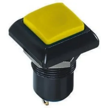 APEM Push Button Switch, Latching, Panel Mount, 12mm Cutout, SPST, 24V dc, IP67 - IPC1SAD5 product image