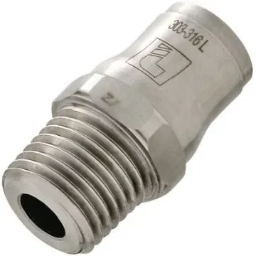 Legris LF3800 Series Straight Threaded Adaptor, R 1/8 Male to Push In 4 mm, Threaded-to-Tube Connection Style - 3805 04 10 product image