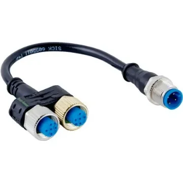 SICK, SYL Series Y-Cable, 110mm Cable Length for Use with SICK IO-Link Sensors - SYL-1204-G0M11-X1 product image