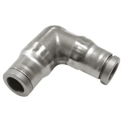 Legris LF3800 Series Elbow Tube-toTube Adaptor, Push In 4 mm to Push In 4 mm, Tube-to-Tube Connection Style - 3802 04 00 product image