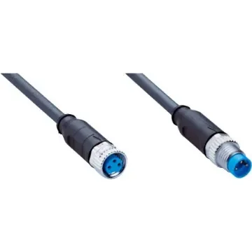 SICK Straight Female 3 way M8 to Straight Male 3 way M8 Sensor Actuator Cable, 5m - YF8U13-050UA1M8U13 product image