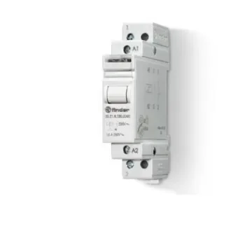 Finder DIN Rail Power Relay, 12V ac Coil, 16A Switching Current, SPST - 20.21.8.012.0000 product image