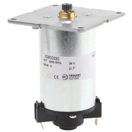 Crouzet Brushed Geared DC Geared Motor, 22 W, 24 V dc, 30 Ncm, 3070 rpm, 8mm Shaft Diameter - 82800320 product image