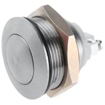 APEM Push Button Switch, Momentary, Panel Mount, 22.2mm Cutout, SPST, 48V dc, IP65 - AV021003C940K product image