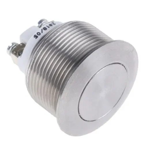 APEM Push Button Switch, Momentary, Panel Mount, 22.2mm Cutout, SPST, 48V dc, IP65 - AV031003C940K product image