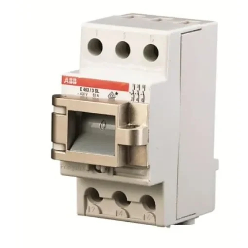 ABB 3P Pole DIN Rail Switch Disconnector - 63A Maximum Current, 5.4W Power Rating, IP20 - 2CCE160301R0131 E463/3SL product image