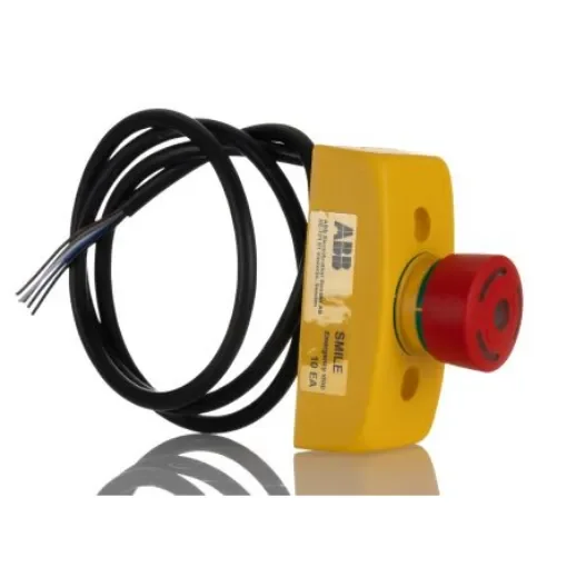 ABB Smile Series Twist Release Emergency Stop Push Button, Panel Mount, 32mm Cutout, 2NC - 2TLA030051R0400 Smile 10 EA product image