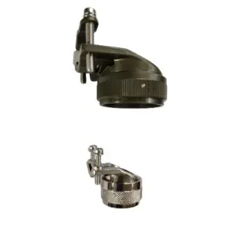 Amphenol Limited, M85049Size 25 Right Angle Circular Connector Backshell With Strain Relief, For Use With MIL-DTL-38999 - M85049/39S25W product image
