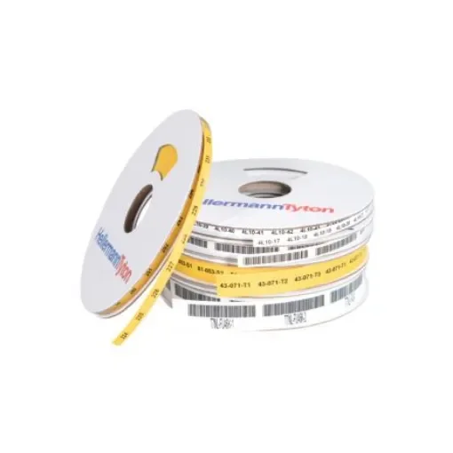 HellermannTyton Halogen Free Heat Shrink & Cold Shrink Sleeve, White 6.4mm Sleeve Dia. x 90m Length 2:1 Ratio, TLFX - 554-51300 TLFX64WH-PO-X-WH product image