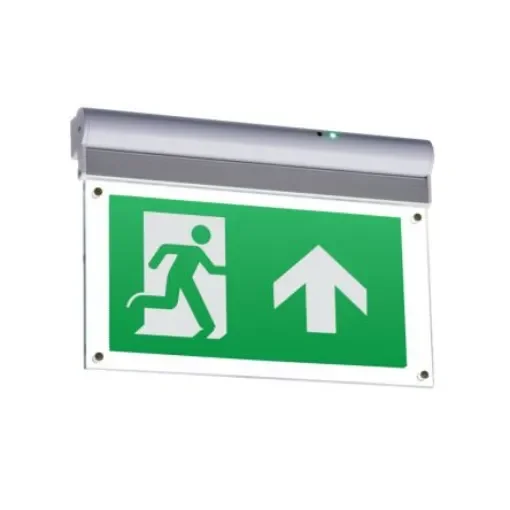 Knightsbridge LED Self-Test Exit Sign, 4 W, Maintained, Non Maintained - EMXST product image
