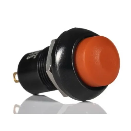 APEM Push Button Switch, Latching, Panel Mount, 12.9mm Cutout, 24V dc, IP67 - IPR1SAD9104 product image