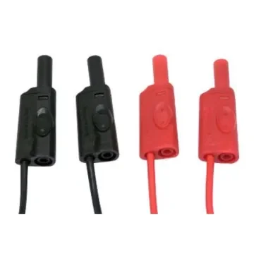 Chauvin Arnoux Test Leads, 20A, 600V, Black/Red, 2m Lead Length - P01295290Z product image