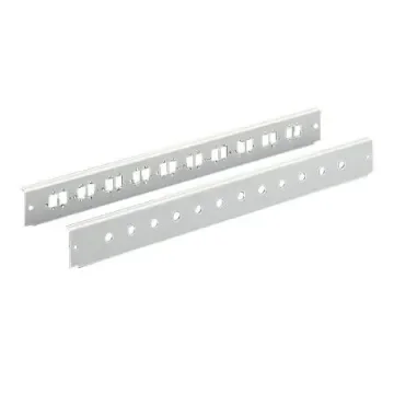 Rittal 24 Port Multimode Duplex Fibre Optic Patch Panel With 0 Ports Populated, 1U - 7241024 product image