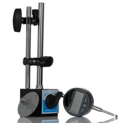 RS PRO Metric 1 x Magnetic Base-MB-1, 1 x Plunger Digital Indicator, 25mm / 1&#148; Travel Measuring Set - 2266250 product image