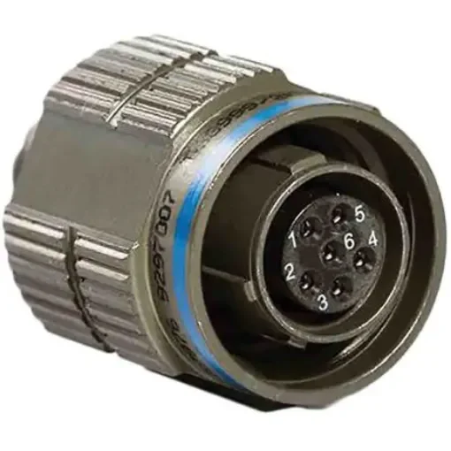 Amphenol Aerospace, III 6 Way Connector Plug, Pin Contacts,Shell Size A, MIL-DTL-38999 - D38999/26KA35PN product image