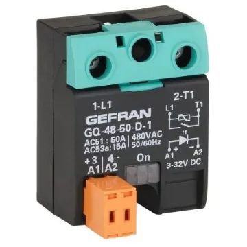 Gefran GQ Series Solid State Relay, 15 A Load, Surface Mount, 600 V Load - GQ-15-24-D-1-0(230V/15A) product image
