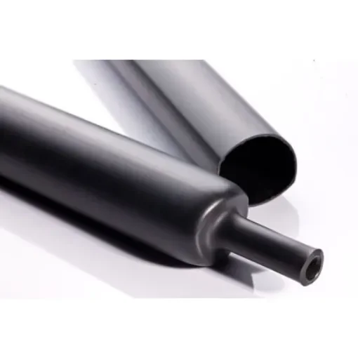 RS PRO Adhesive Lined Heat Shrink Tubing, Black 95mm Sleeve Dia. x 1.22m Length 3:1 Ratio - 2269105 product image