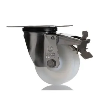 LAG Braked Swivel Castor Wheel, 150kg Capacity, 80mm Wheel - 17127 FR product image