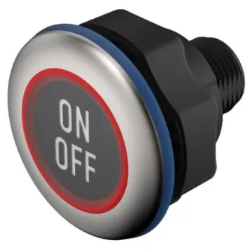 EAO Capacitive Switch NO,Illuminated, Green, IO-Link, IP69K - 84-ACKS-B12-04BB product image