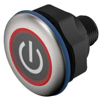 EAO Capacitive Switch NO,Illuminated, Green, IO-Link, IP69K - 84-ACKS-B14-04BD product image