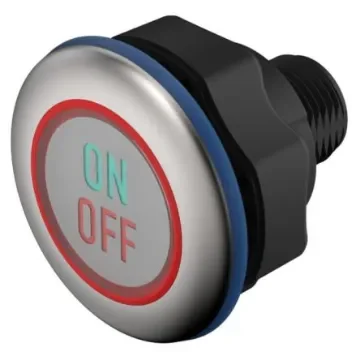 EAO Capacitive Switch NO,Illuminated, Green, IO-Link, IP69K - 84-ACKS-C12-04C1 product image