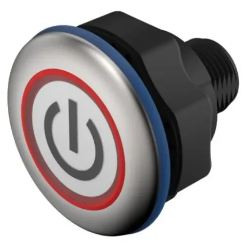 EAO Capacitive Switch NO,Illuminated, Green, IO-Link, IP69K - 84-ACKS-C16-04C3 product image