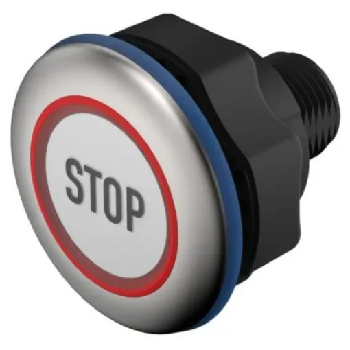 EAO Capacitive Switch NO,Illuminated, Green, IO-Link, IP69K - 84-ACKS-C18-04C5 product image