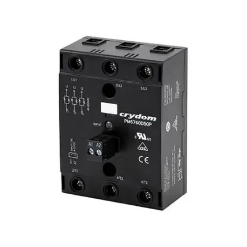 Sensata Crydom PM67 Series Solid State Relay, 55 A Load, Panel Mount, 600 V ac Load - PM6760A55PH product image