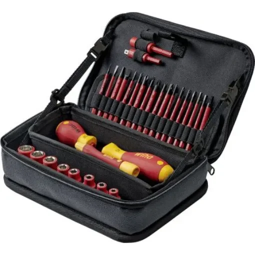Wiha 32 Piece Electricians Tool Kit with Bag, VDE Approved - 43465 product image