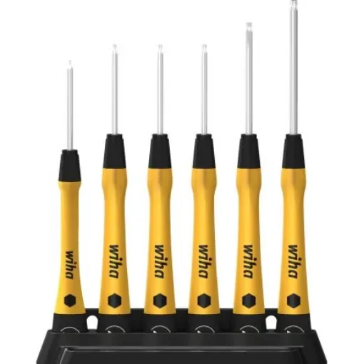 Wiha Torx Precision Screwdriver Set, 6-Piece, ESD-Safe - 43708 product image